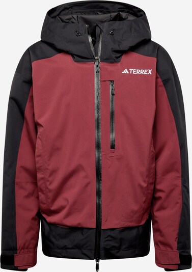 ADIDAS TERREX Αθλητικό μπουφάν σε σκούρο κόκκινο / μαύρο, Άποψη προϊόντος