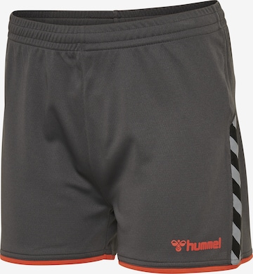 Hummel - Regular Calças de desporto 'Poly' em cinzento