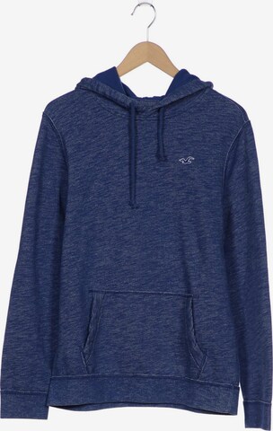 HOLLISTER Sweatshirt & Zip-Up Hoodie in M in Blue: front