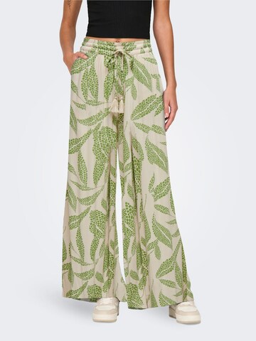 Wide leg Pantaloni 'JDYBREE' di JDY in beige: frontale