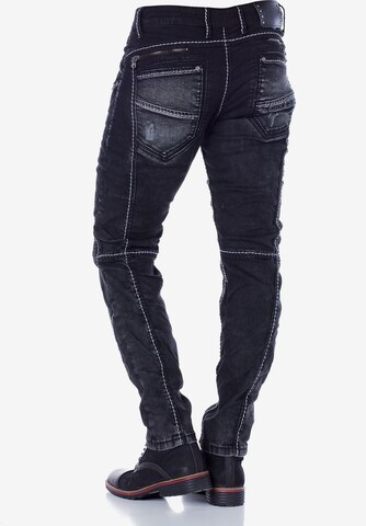 CIPO & BAXX Regular Jeans in Schwarz