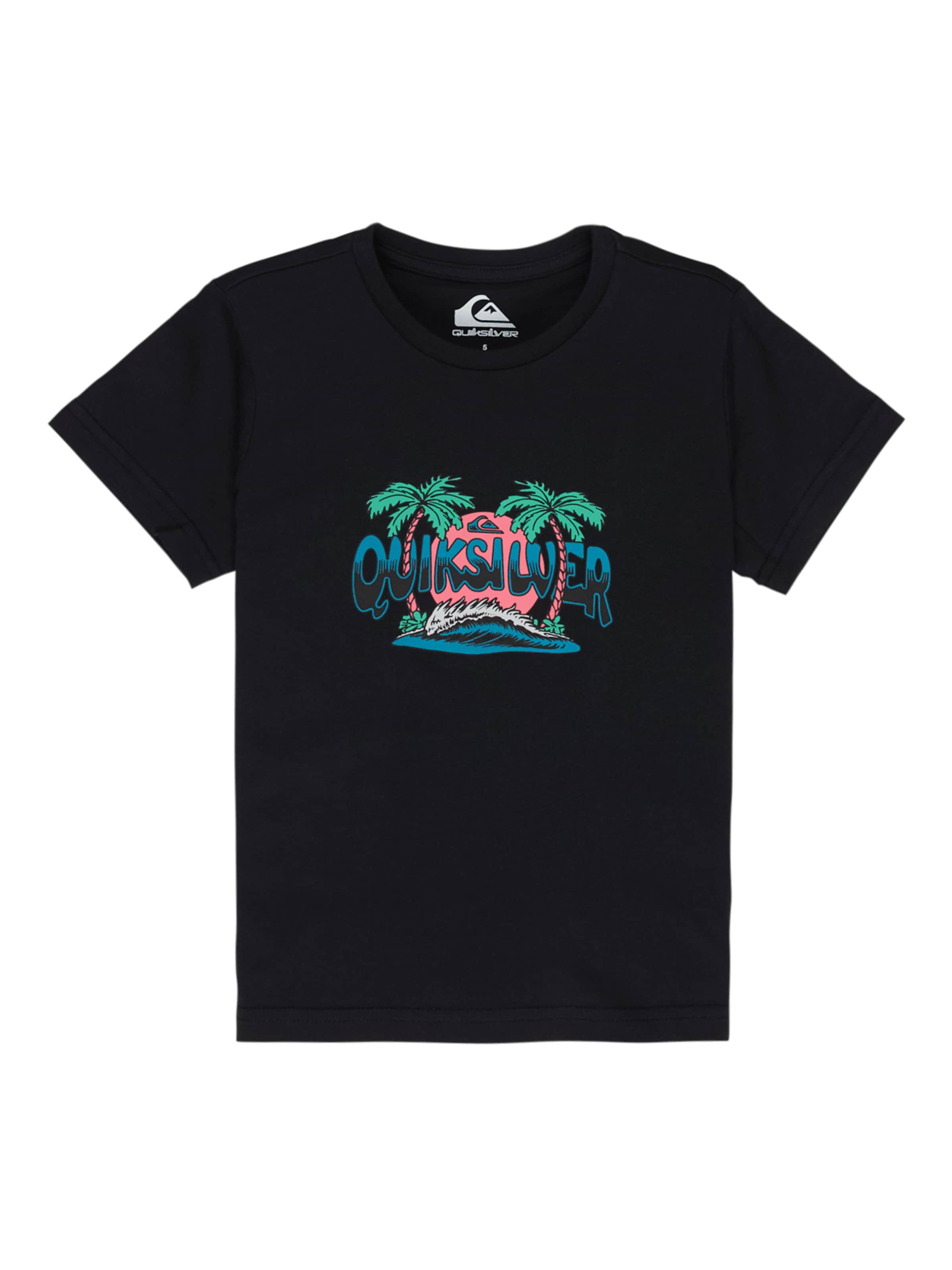 QUIKSILVER Shirt 'Ev Palm Horizon' in Black: front