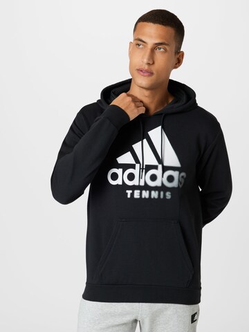 ADIDAS PERFORMANCE Athletic Sweatshirt 'Graphic' in Black: front