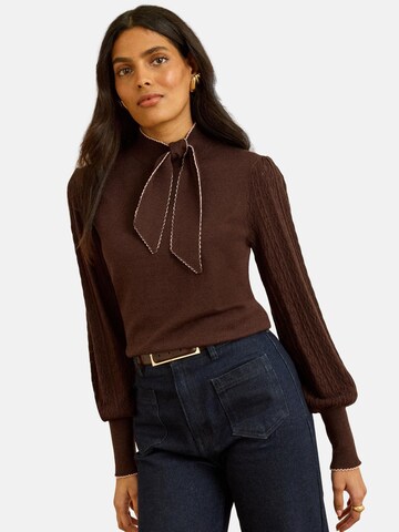 love & roses Pulóver - barna: elől