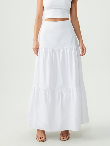 Sável Skirt 'CASEY' in White: front