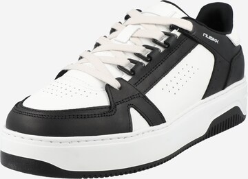 Nubikk Låg sneaker 'Buxton' i vit: framsida