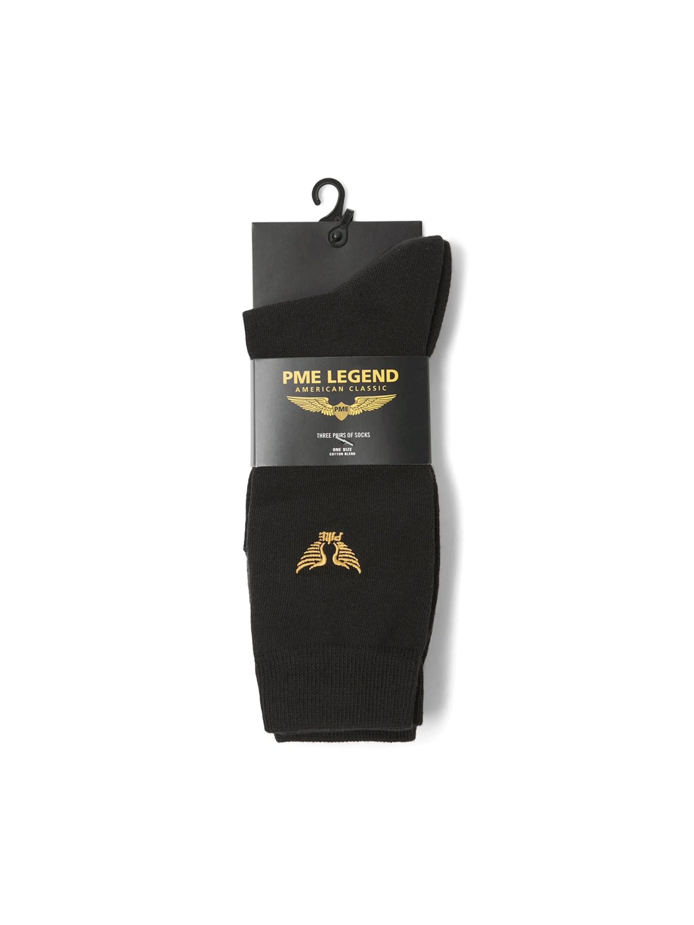 PME Legend Skarpety '3-pack Socks' w kolorze czarny: przód