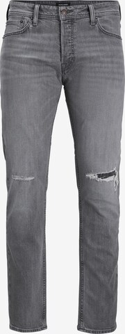 JACK & JONES Slimfit Jeans 'Glenn' in Grau: predná strana