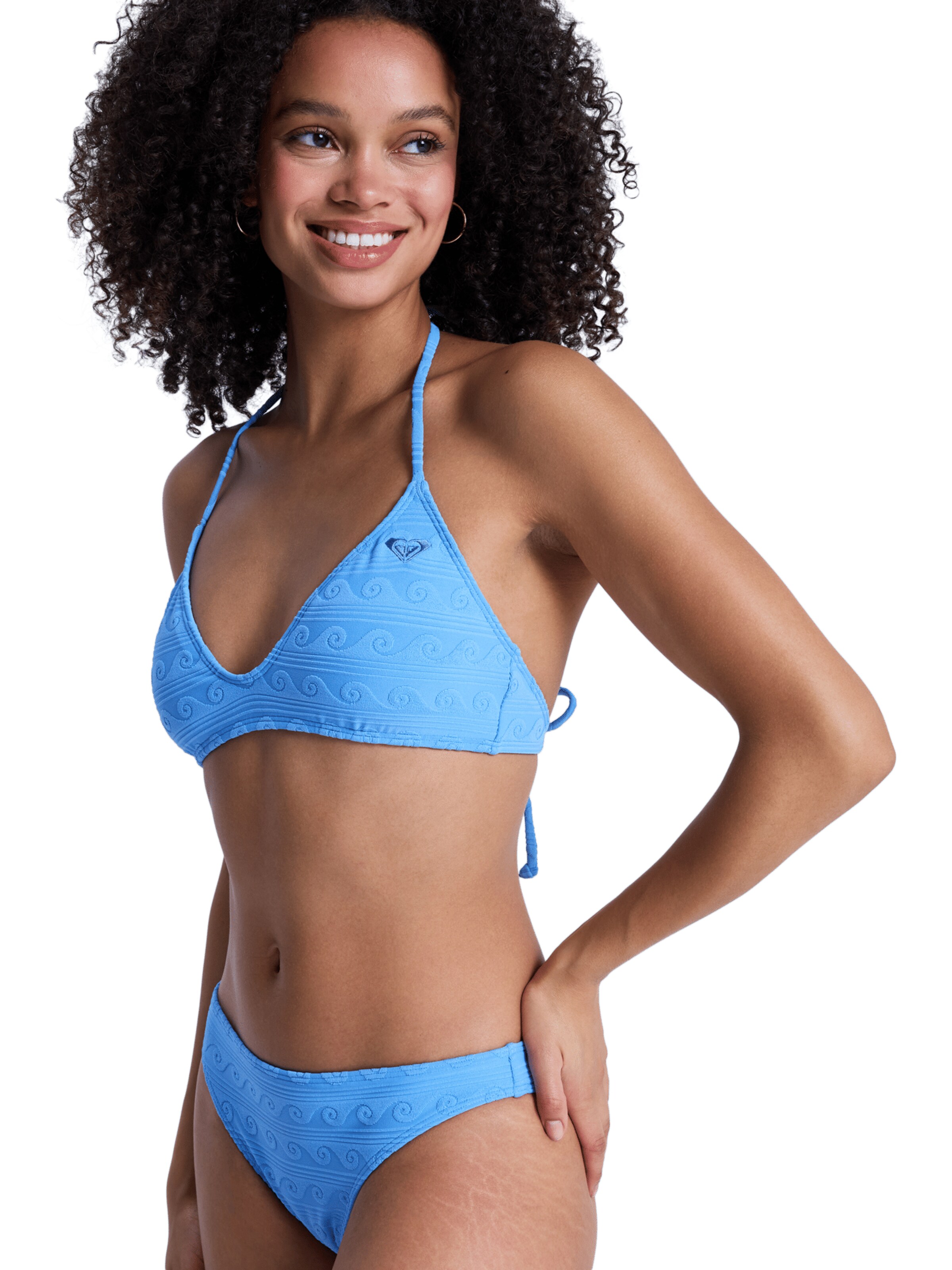 ROXY Balconette Bikinitop 'Paradise Wave' in Blau