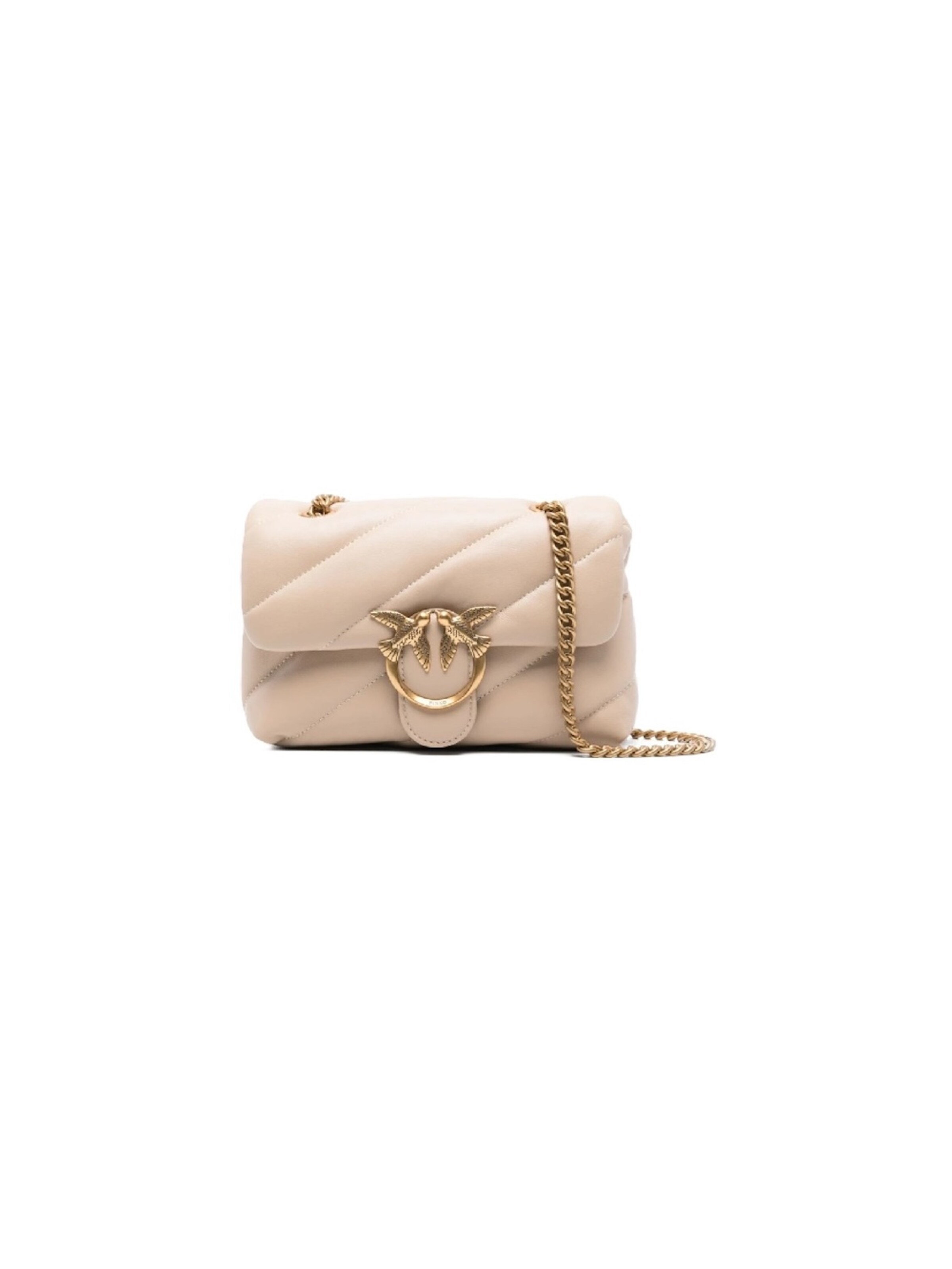 Borsa a tracolla '100040 A0F2' di PINKO in beige: frontale