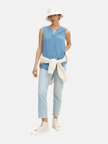 TOM TAILOR Blouse in Blue