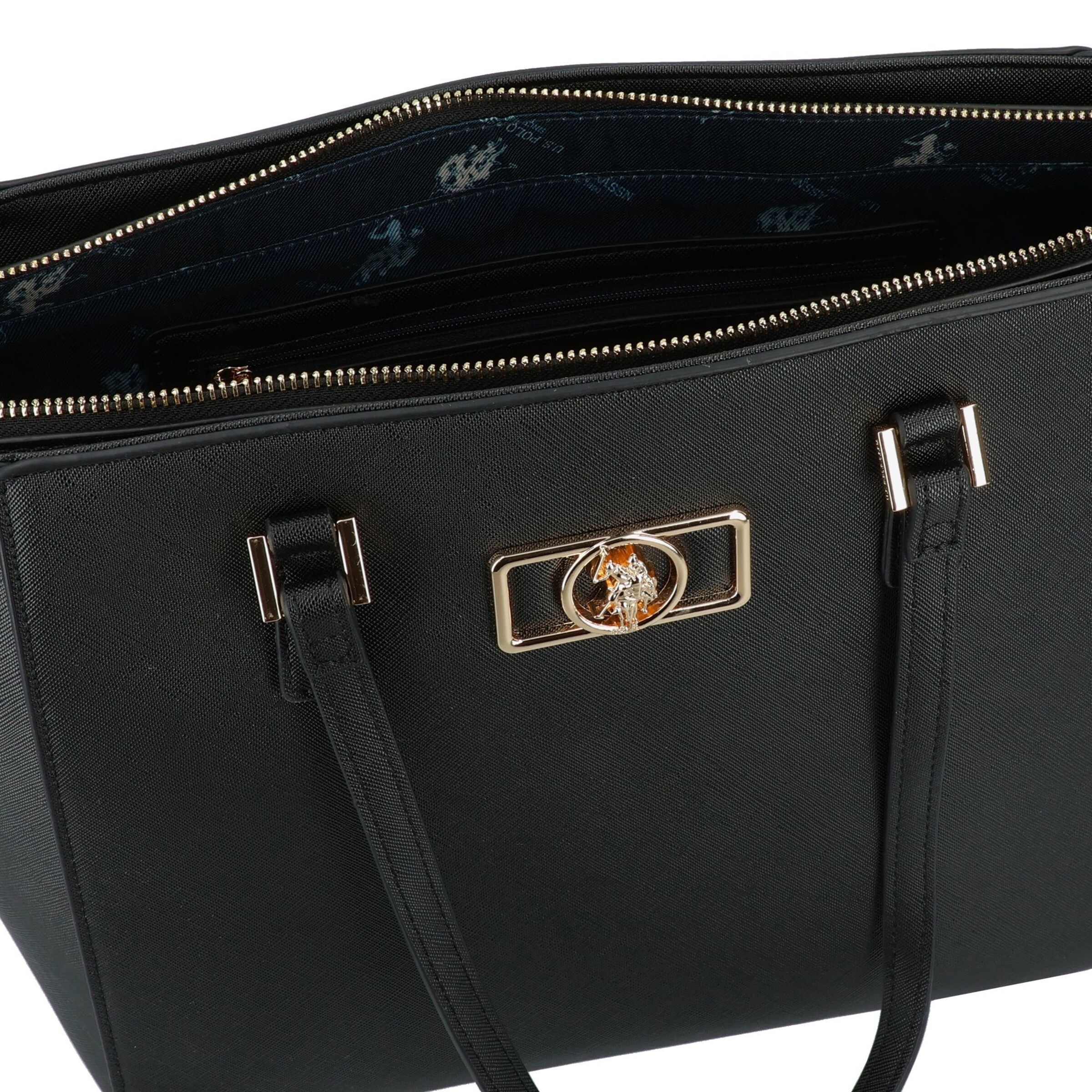 U.S. POLO ASSN. Torba shopper 'Jones' w kolorze czarny