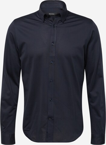 Matinique Regular fit Button Up Shirt 'Trostol' in Blue: front