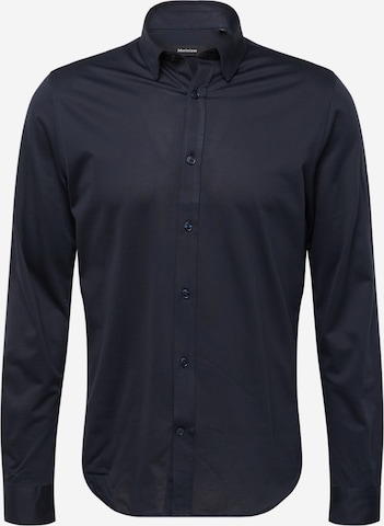 Coupe regular Chemise 'Trostol' Matinique en bleu : devant