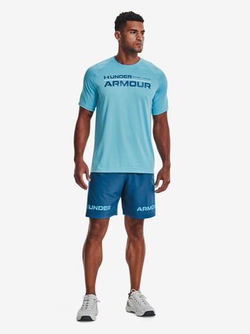 UNDER ARMOUR Regular Sportbroek in Blauw