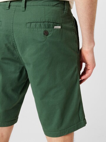 Iriedaily Regular Панталон Chino 'Love City' в зелено