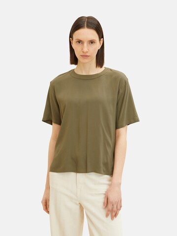 TOM TAILOR Blouse in Green: front