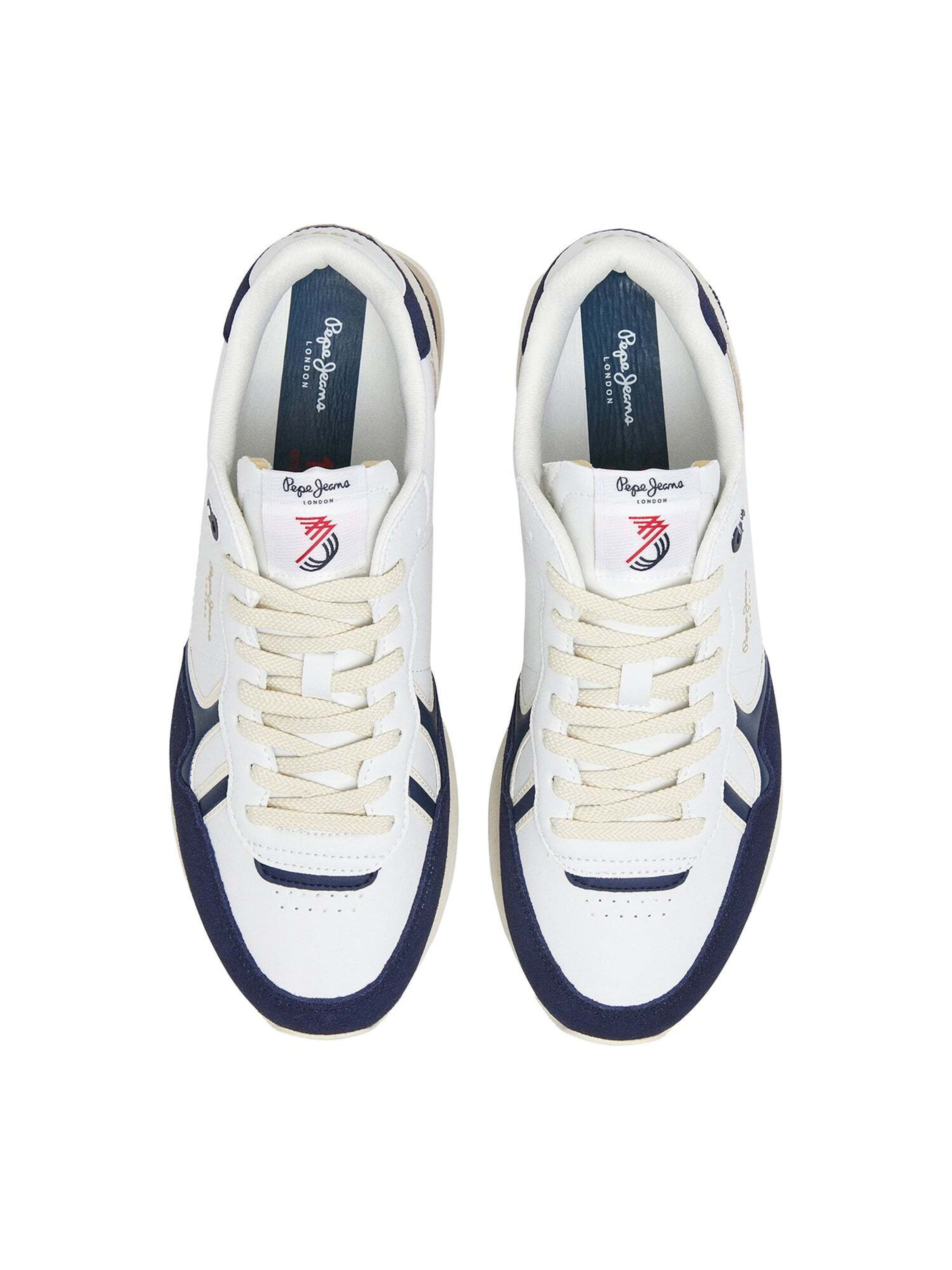 Pepe Jeans Sneakers laag 'Brit Ivy' in Blauw