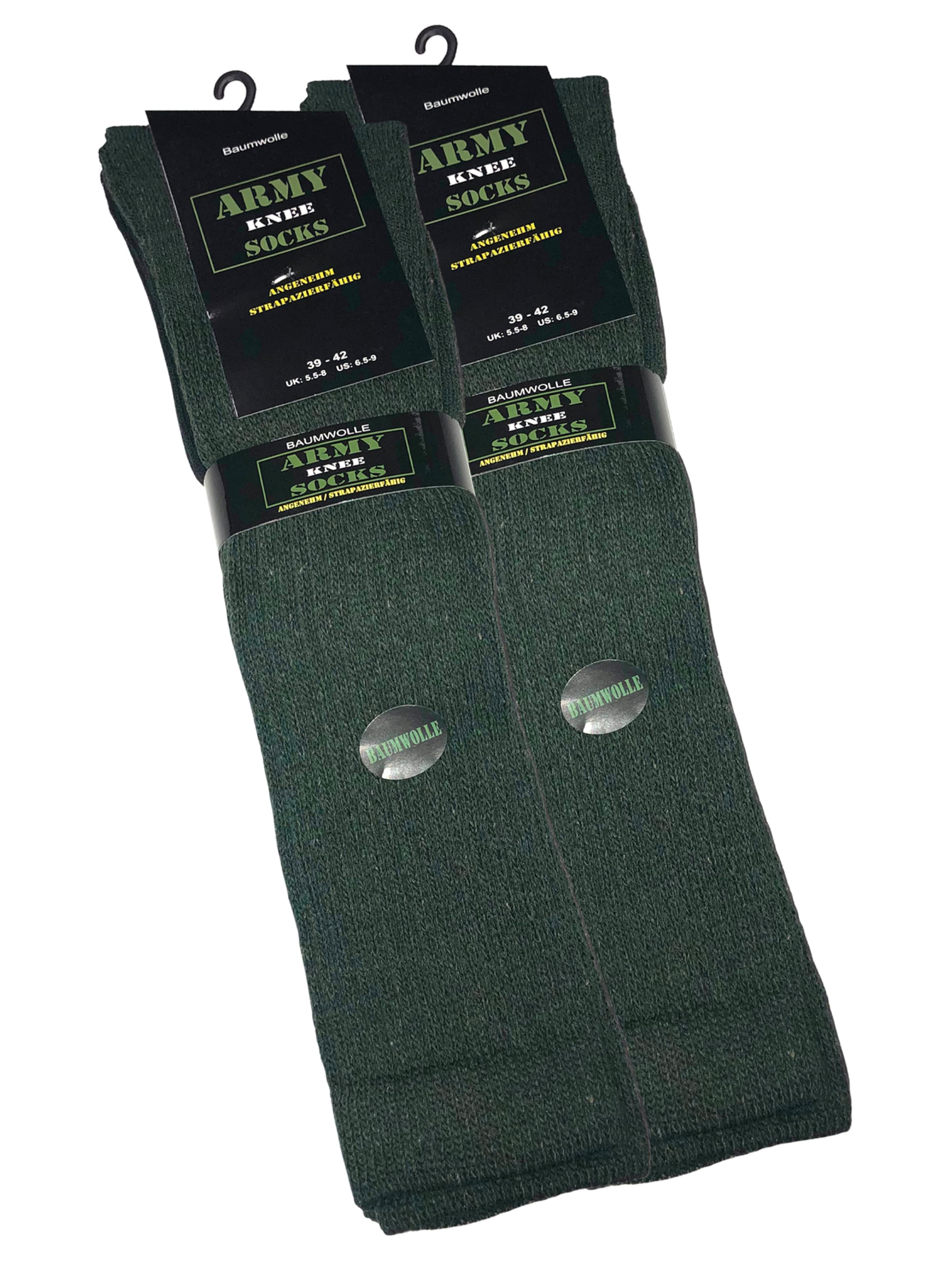 Cotton Prime Knee socks in Green