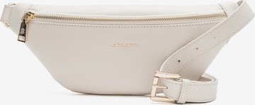 Sacs banane 'Bologna Leather' Lazarotti en blanc : devant