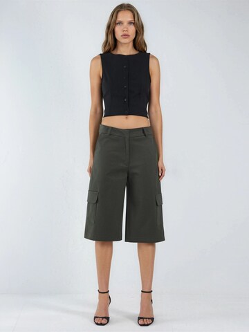 Hiccup - Loosefit Calças cargo em verde