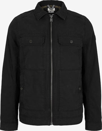 TOM TAILOR Between-Season Jacket in Black: front