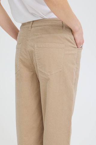 Effilé Pantalon Pulz en beige