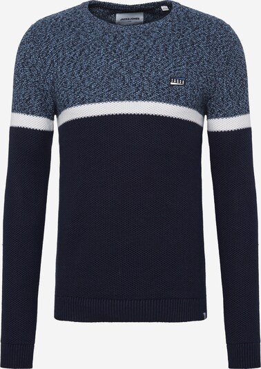 JACK & JONES Trui in de kleur Smoky blue / Donkerblauw / Wit, Productweergave