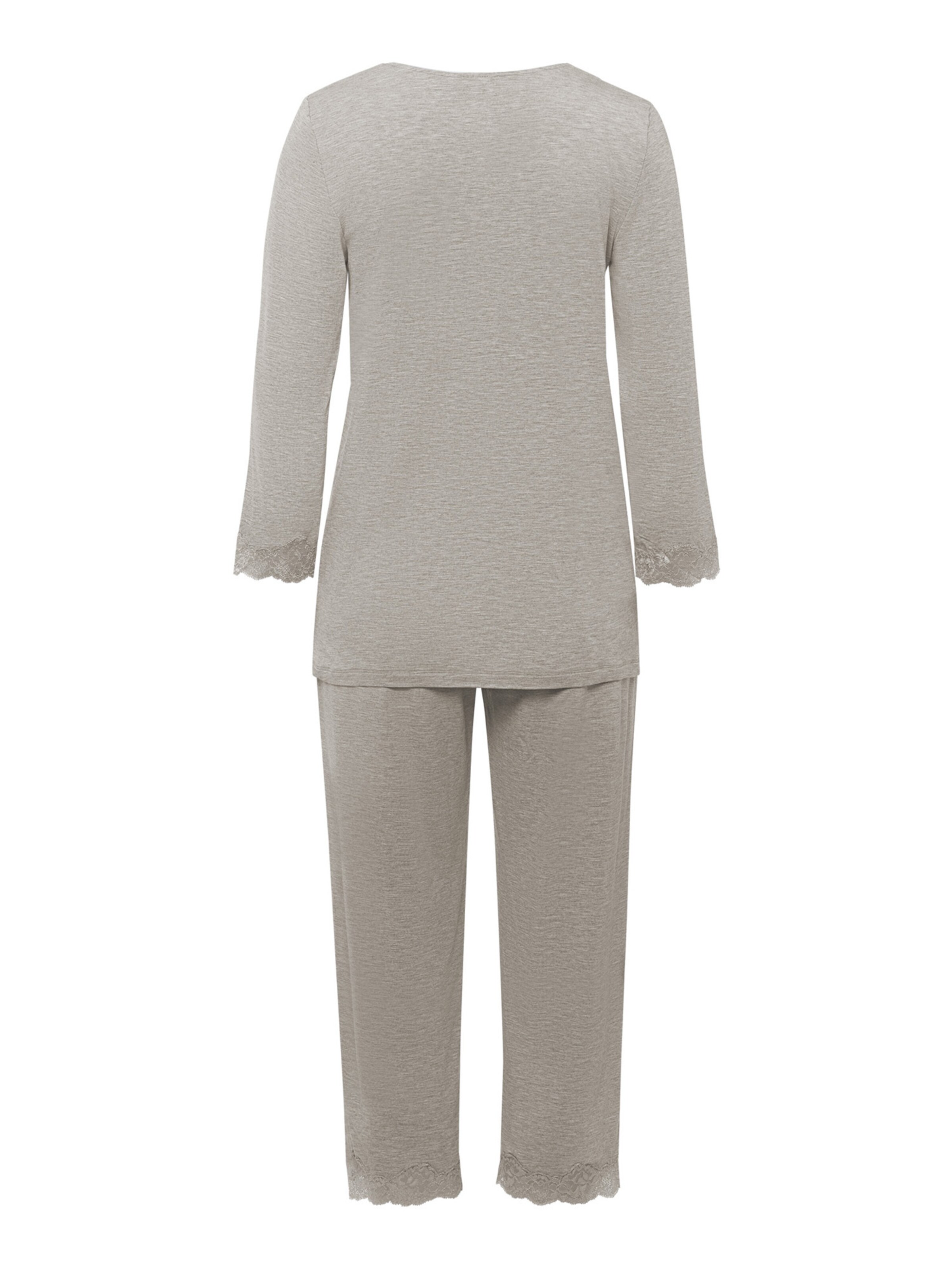 Pyjama ' Natural Elegance ' Hanro en gris