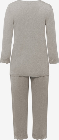 Hanro Pyjama ' Natural Elegance ' in Grijs