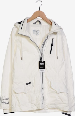 Soccx Jacket & Coat in S in White: front