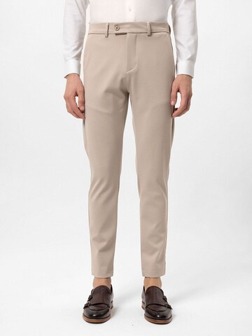 Slimfit Pantaloni chino 'Castries' di Antioch in beige: frontale