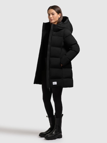 khujo Wintermantel 'Tanare4' in Schwarz