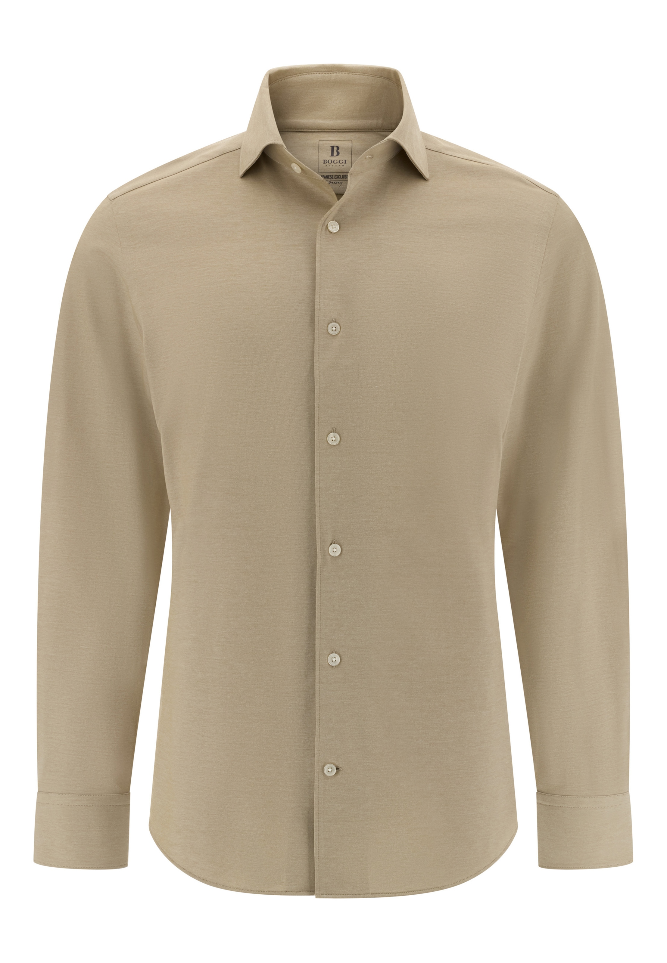 Regular fit Cămașă de la Boggi Milano pe bej: față