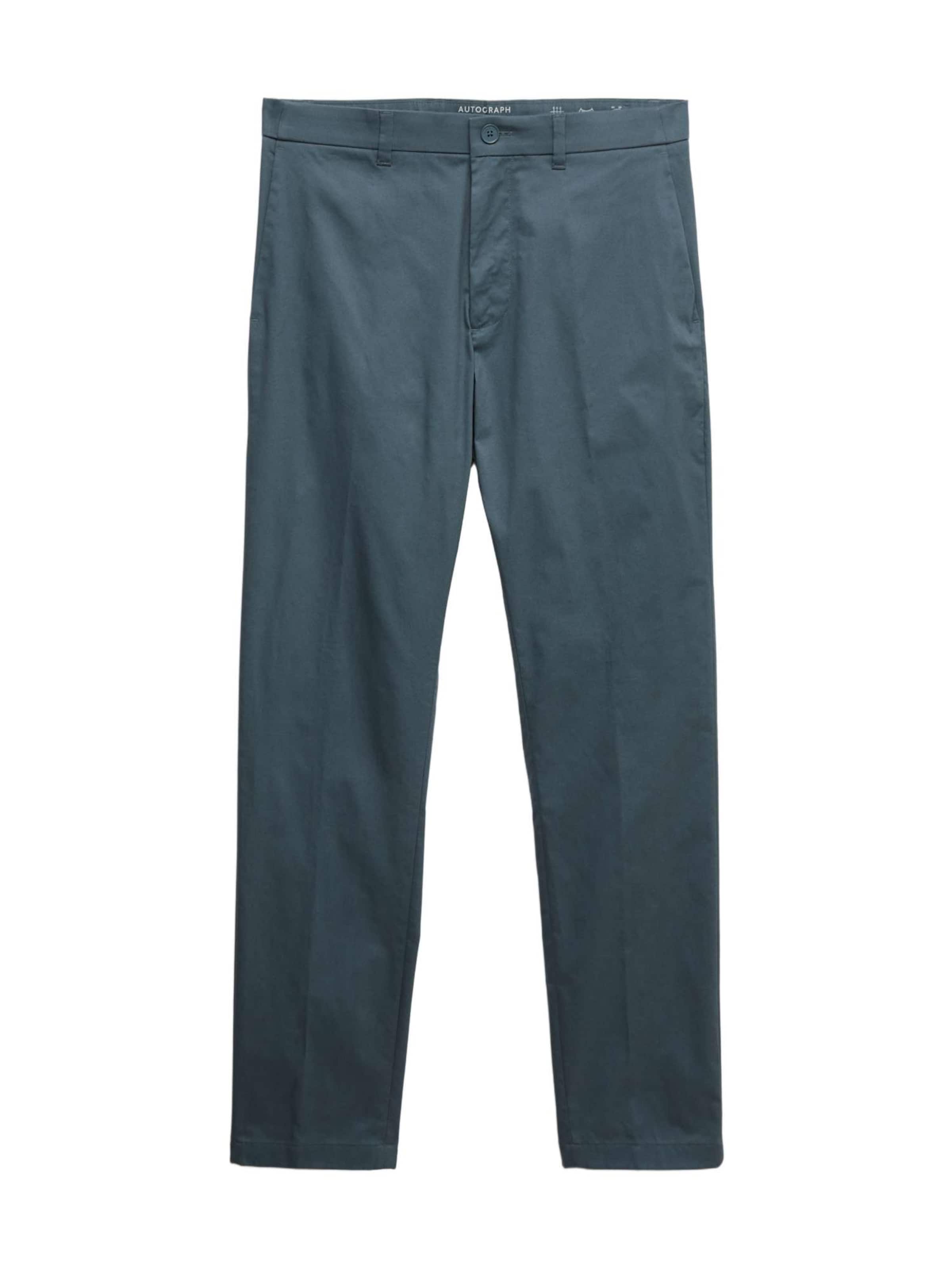 Marks & Spencer Chino in Groen: voorkant