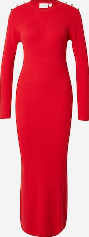 Robe VILA en rouge : devant