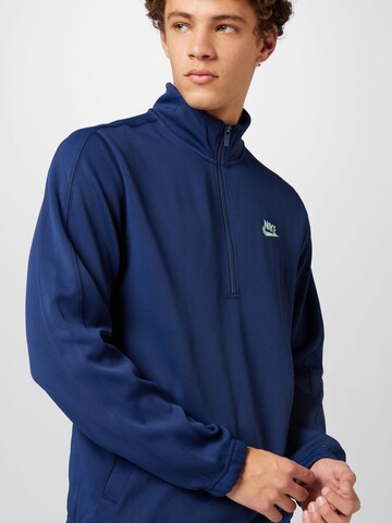 Nike Sportswear Zip-Up Hoodie in Blue