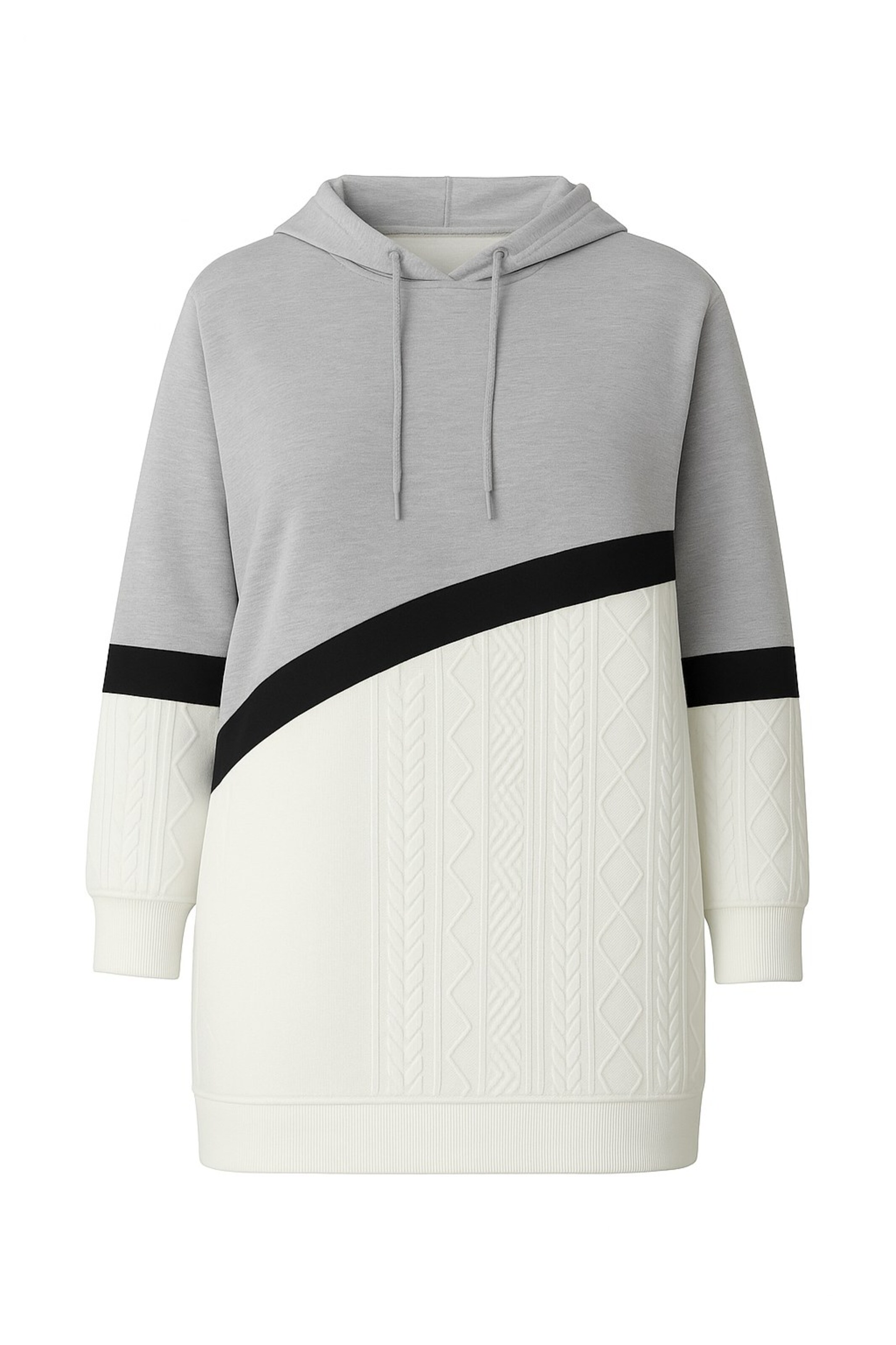 Shape Of You Sweatshirt in Grijs: voorkant