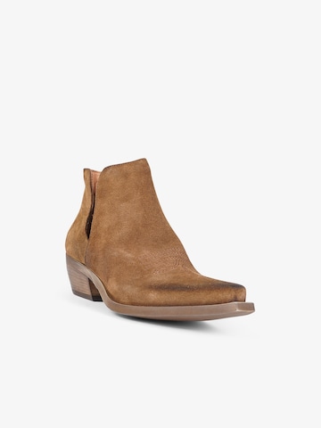 ZOÉ - Botas pelo tornozelo em bege