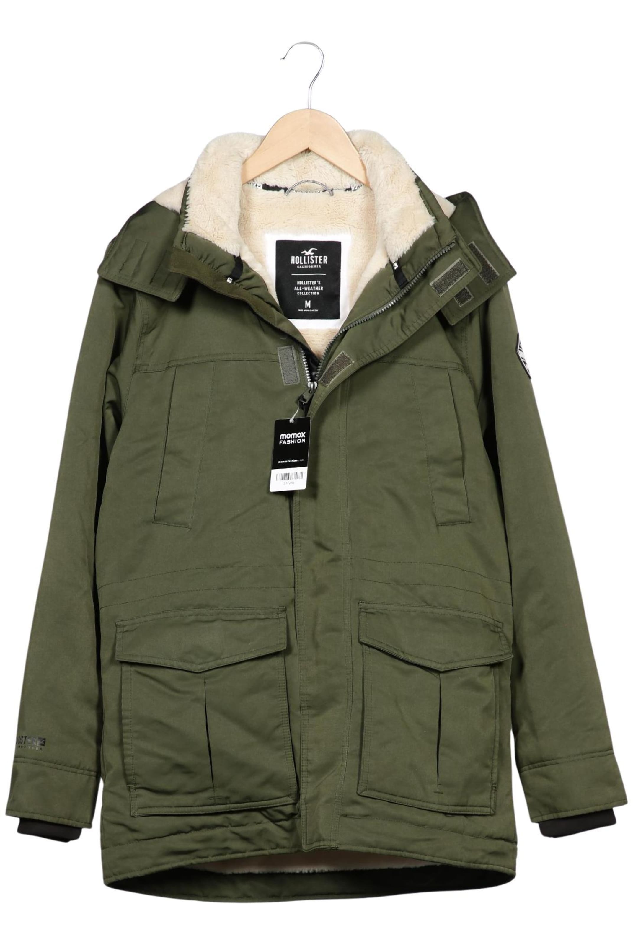 HOLLISTER Jacket & Coat in M in Green: front