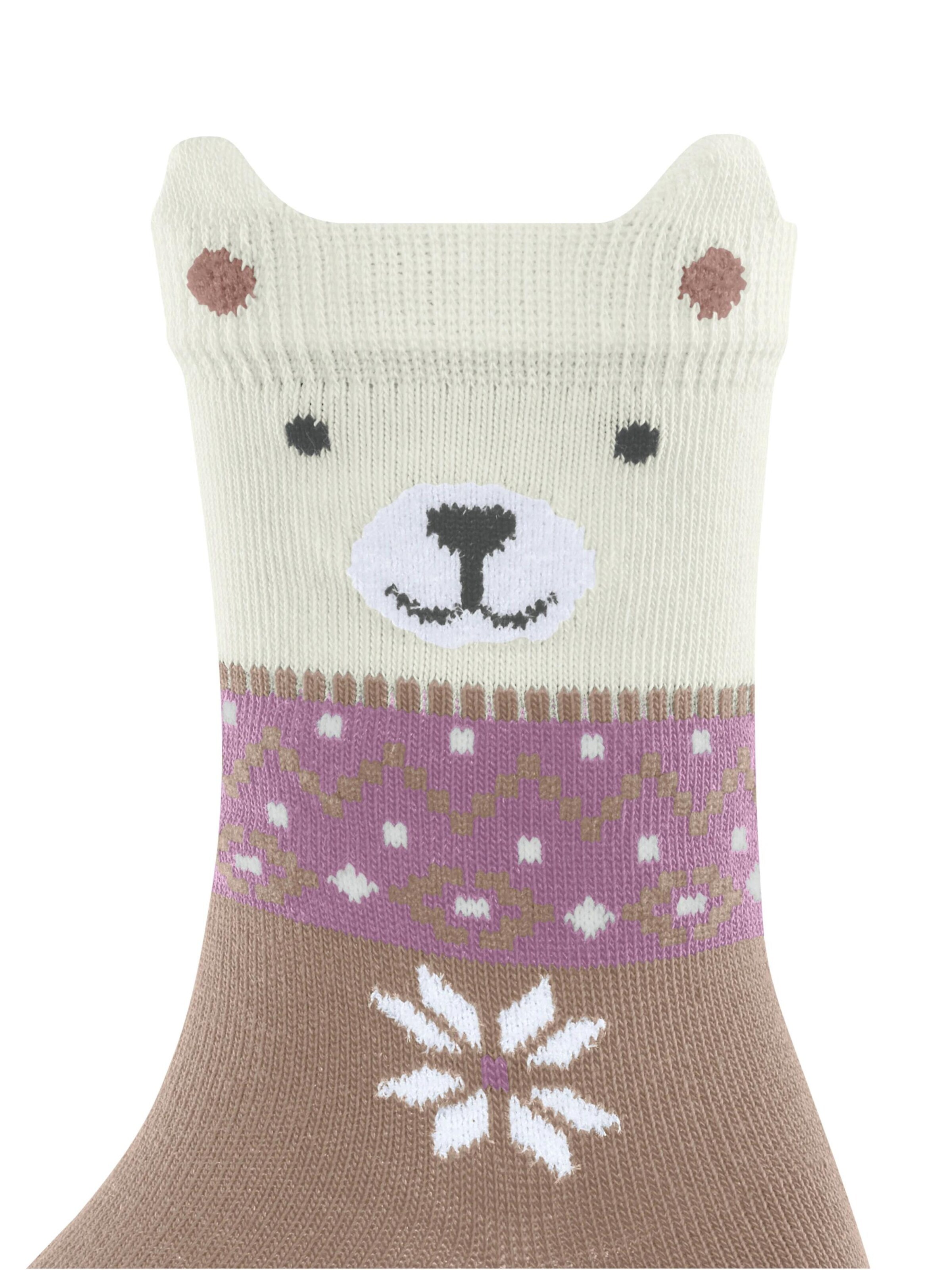 FALKE Socks 'Ice Bear' in Beige