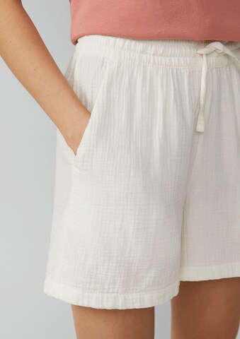 QS Regular Broek in Wit