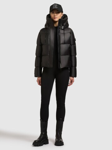 Veste d’hiver 'Enits' khujo en noir