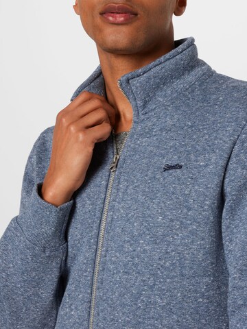 Superdry Sweatjacke in Blau