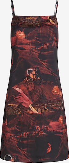 KARL LAGERFELD JEANS Mekko värissä ruskea / oranssi / musta, Tuotenäkymä