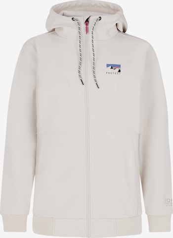 PROTEST Sportjacke 'PRTKYM' in Weiß: Vorderseite
