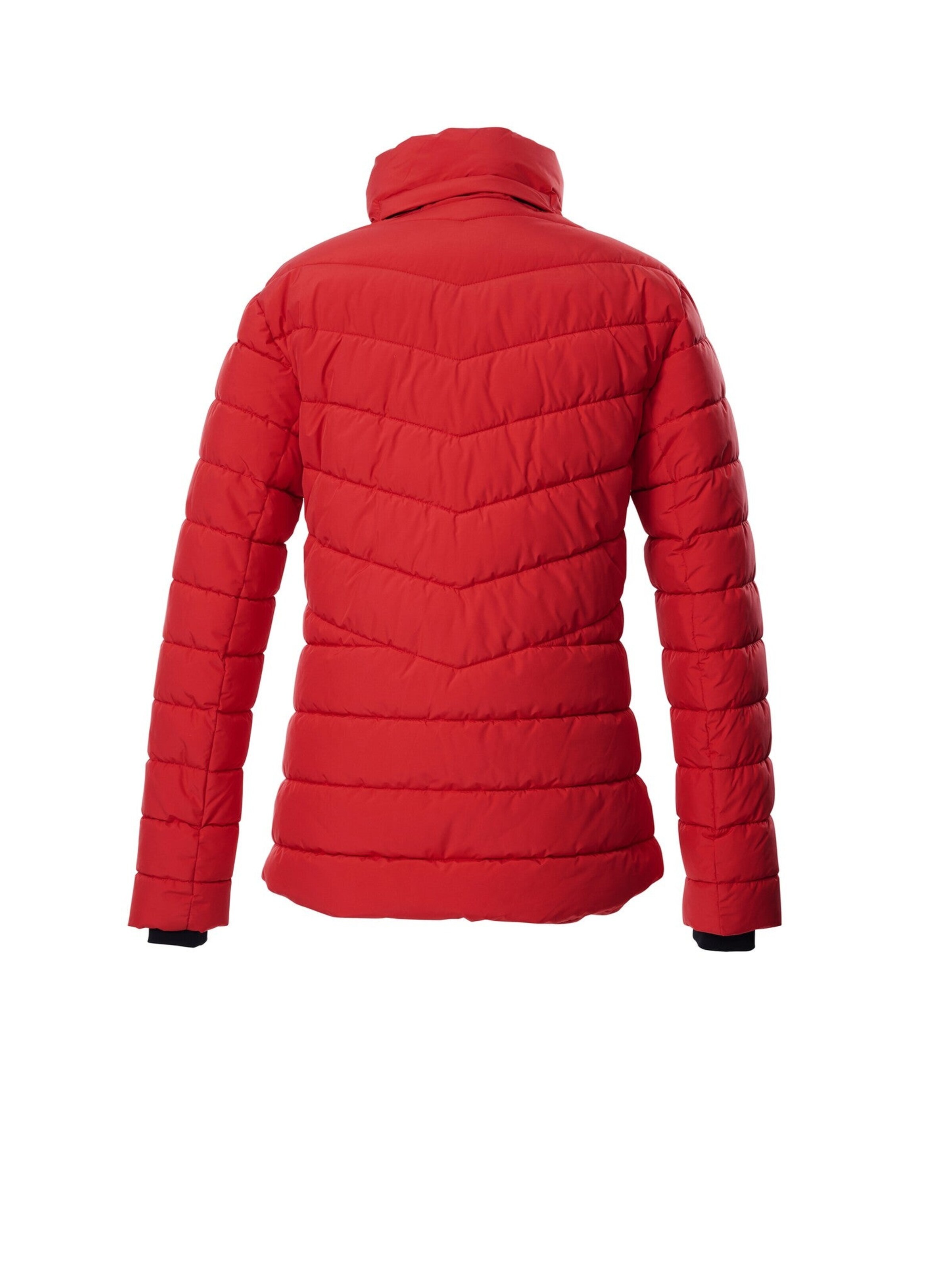 LPO Winterjas 'Steppjacke GW 32 Damen Winterjacke Kapuze Übergangsjacke' in Rood