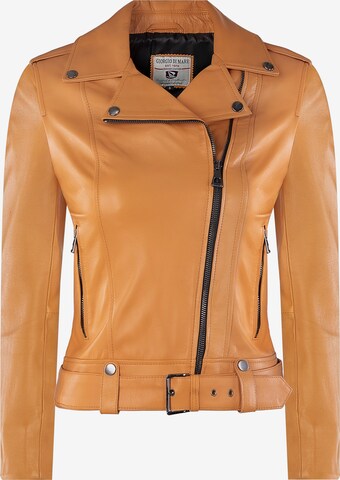 Giorgio di Mare Between-Season Jacket in Orange: front