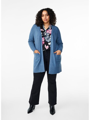 Cardigan 'CASUNNY' Zizzi en bleu