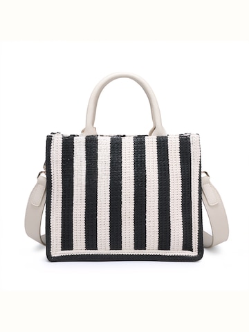 Borsa a tracolla 'Borsa a Tracolla Eliara Donna - Tessuto Intrecciato Rafia e' di Kassandra in nero